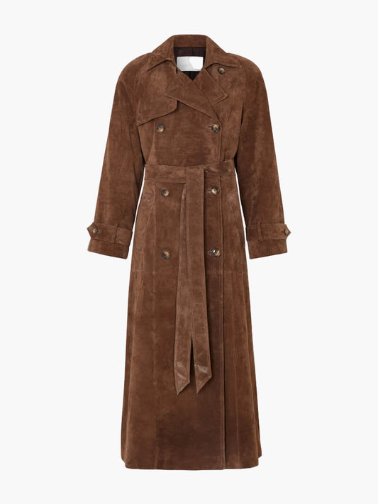 Women’s Trendy Warm Belted Trench Coat