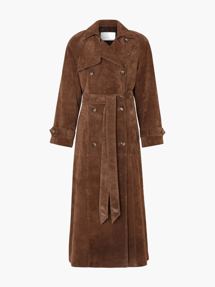 Women’s Trendy Warm Belted Trench Coat