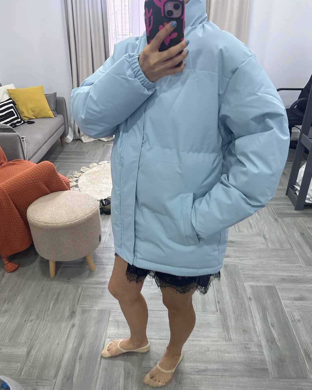 Women's Weatherproof Stand Collar Puffer Jacket