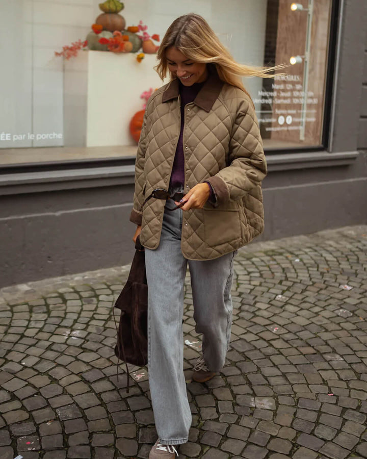 Stylish Winter Quilted Casual Jacket for Women
