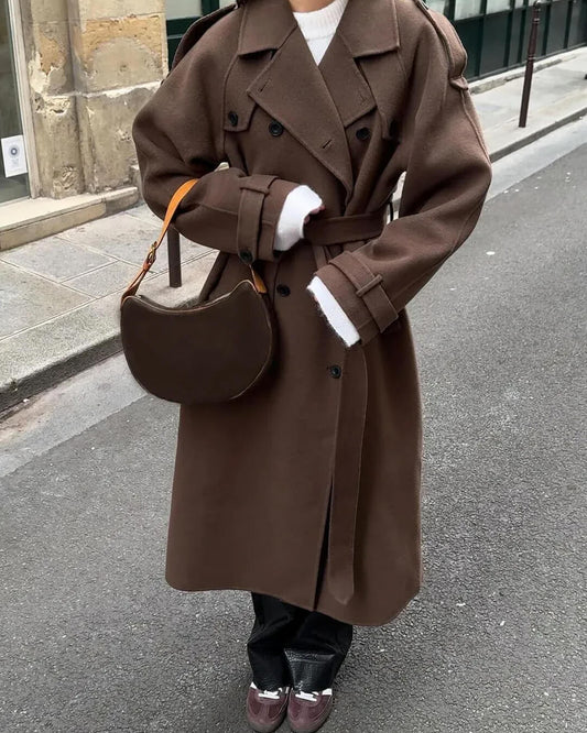 Winter Long Trench Wool Coat