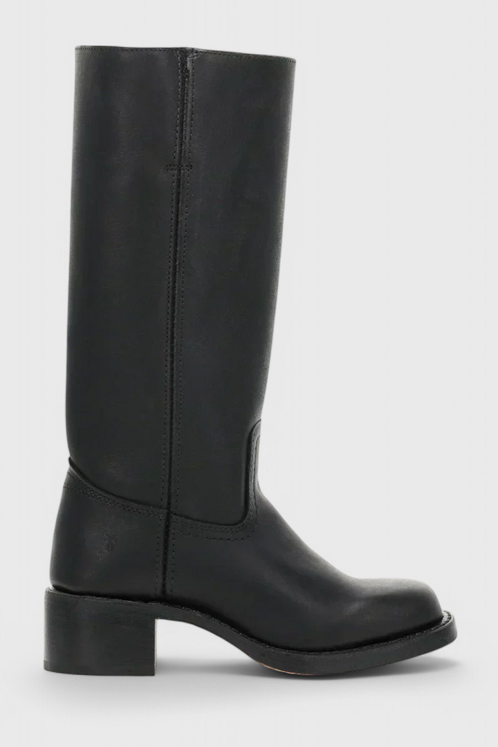 Women’s Leather Knee-High Boots with Heels