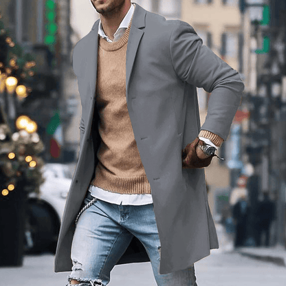 Men’s Classic Long Street Style Coat