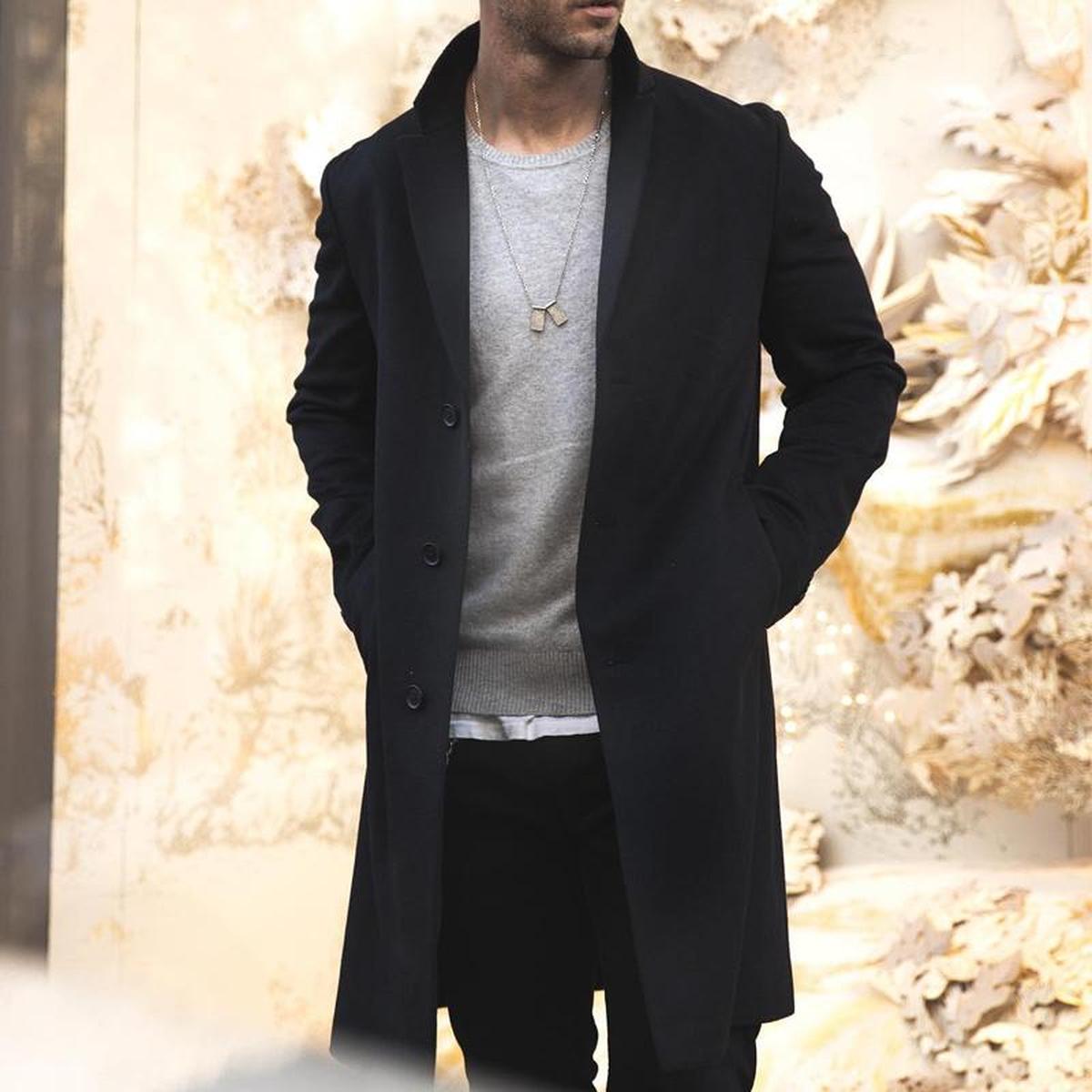Men’s Classic Long Street Style Coat