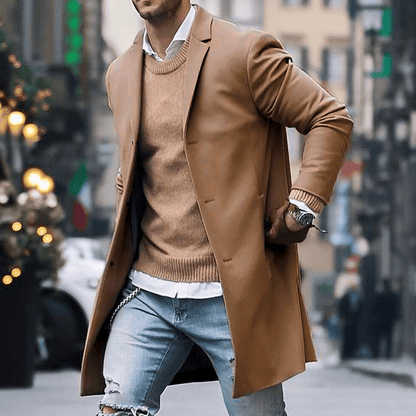 Men’s Classic Long Street Style Coat