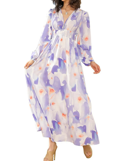 Celine | Feminine Floral Pattern Dress