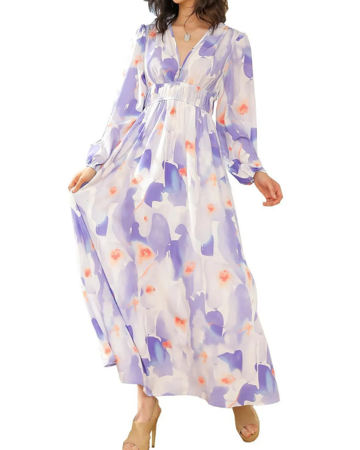 Celine | Feminine Floral Pattern Dress