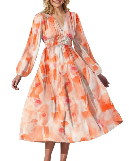Celine | Feminine Floral Pattern Dress