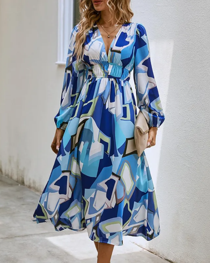 Celine | Feminine Floral Pattern Dress
