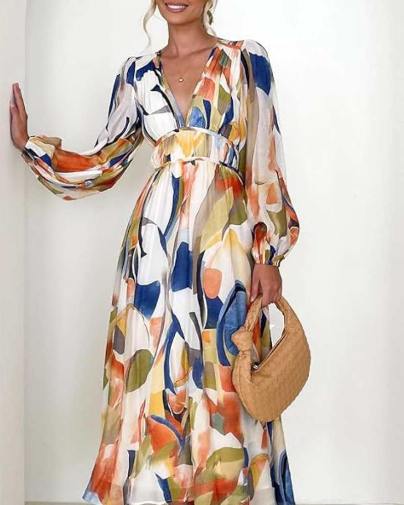 Celine | Feminine Floral Pattern Dress
