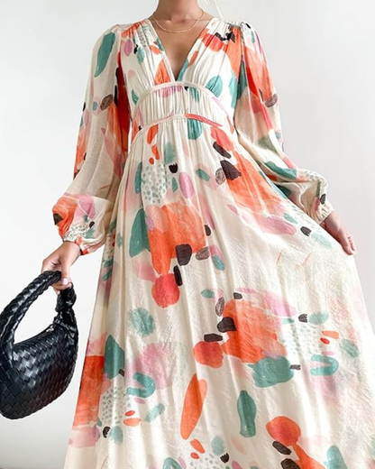 Celine | Feminine Floral Pattern Dress