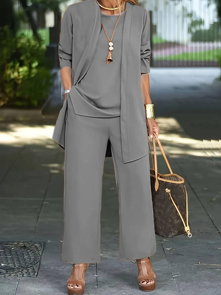 Women Three Piece Relaxed Outfit Set