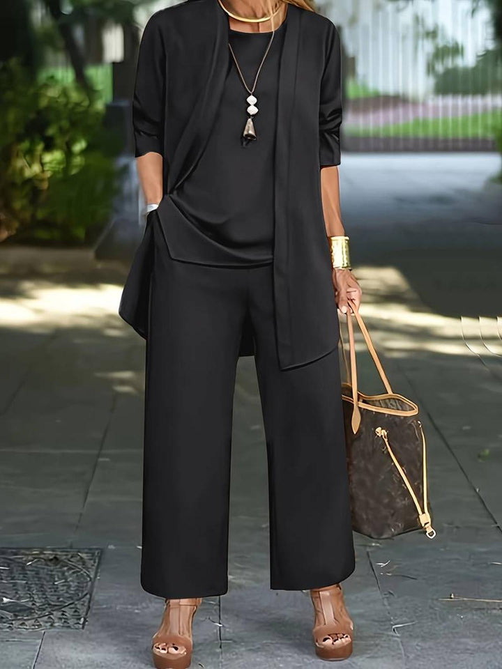 Women Three Piece Relaxed Outfit Set