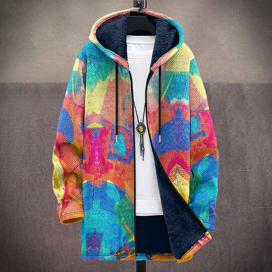 Vibrant Skyline Cardigan