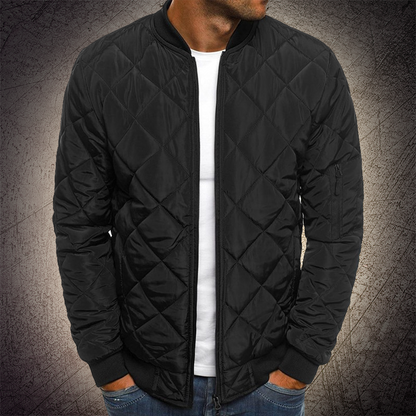 Quilted Lightweight Bomber Jacket Men