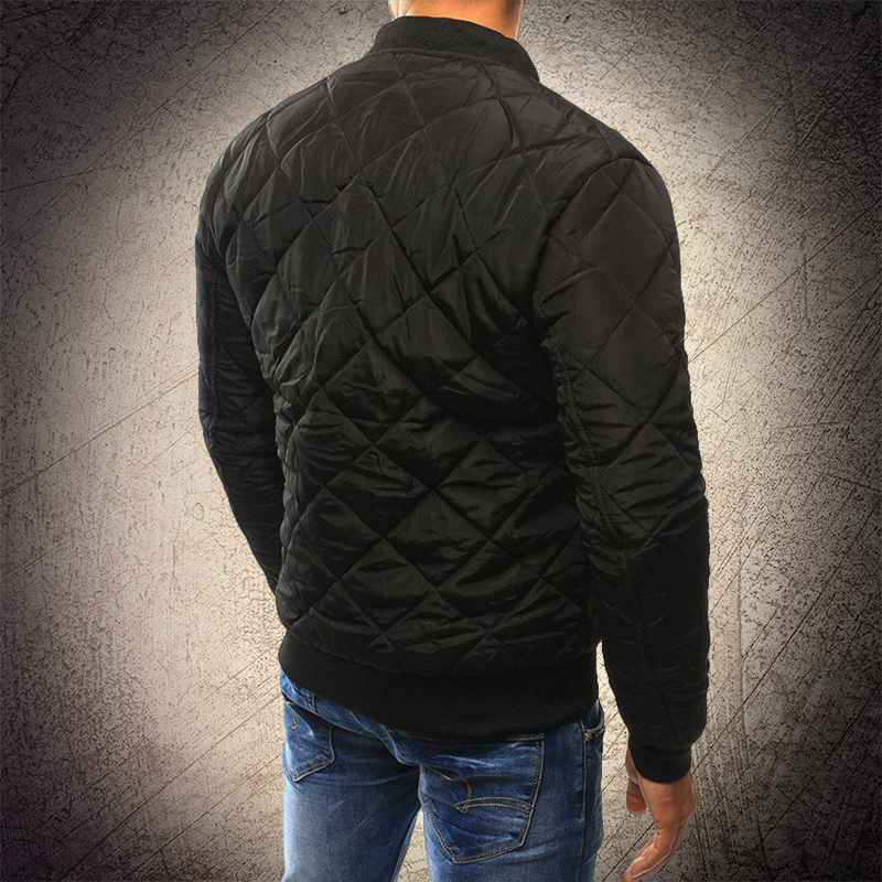 Quilted Lightweight Bomber Jacket Men