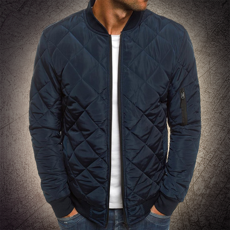 Quilted Lightweight Bomber Jacket Men