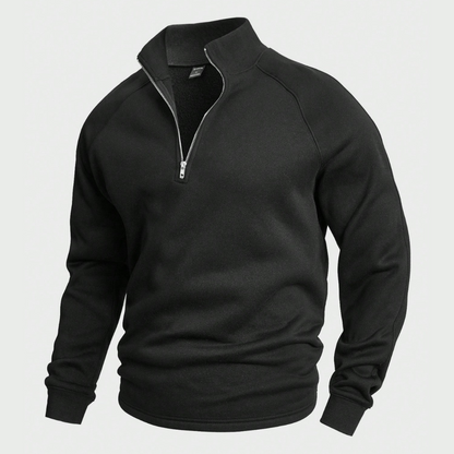 Casual Half-Zip Sweater