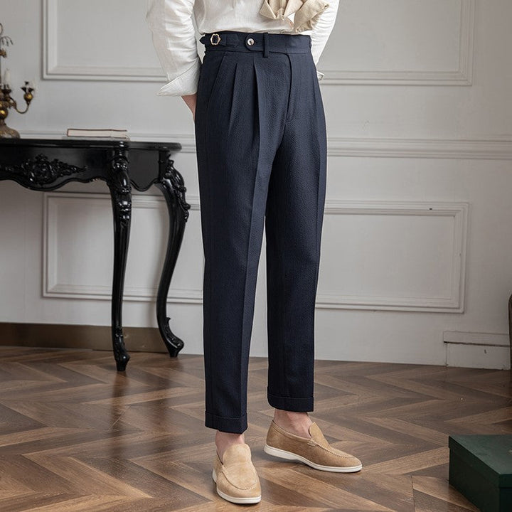 Men's Tailored Pleated Trousers