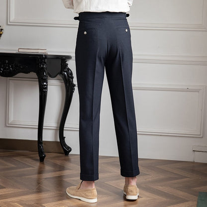 Men's Tailored Pleated Trousers