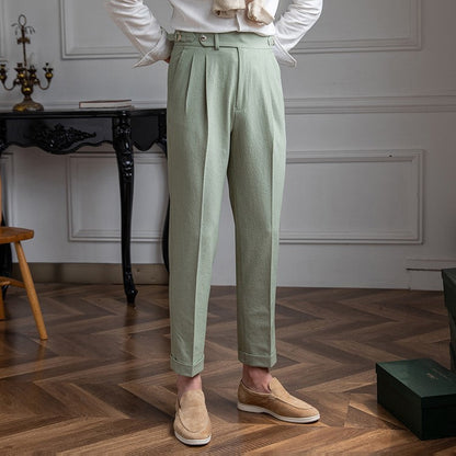 Men's Tailored Pleated Trousers