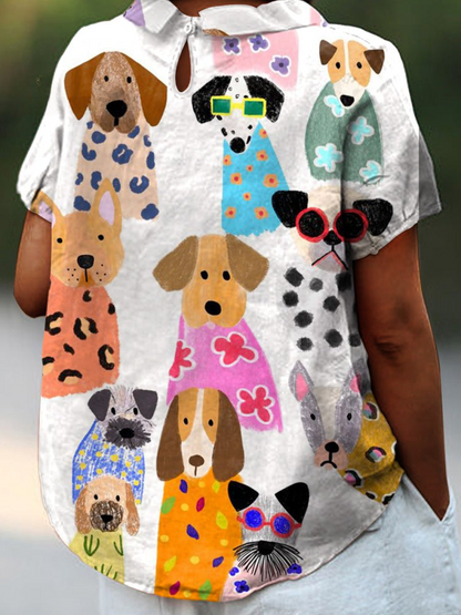 Dog Print Shirt