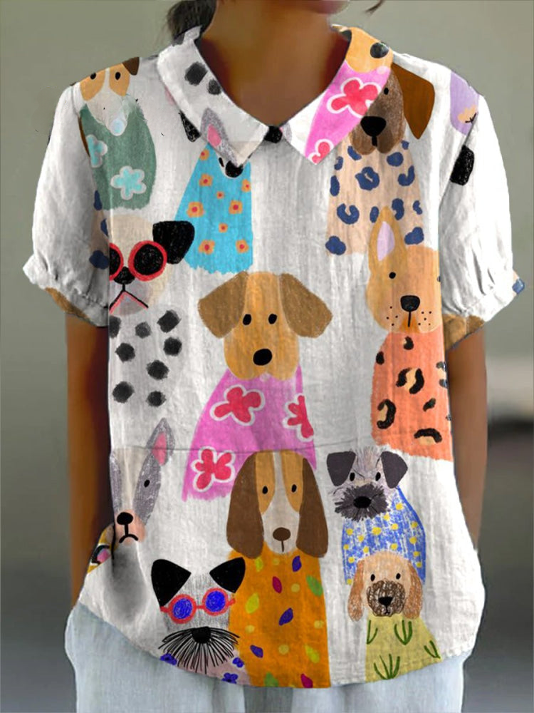Dog Print Shirt