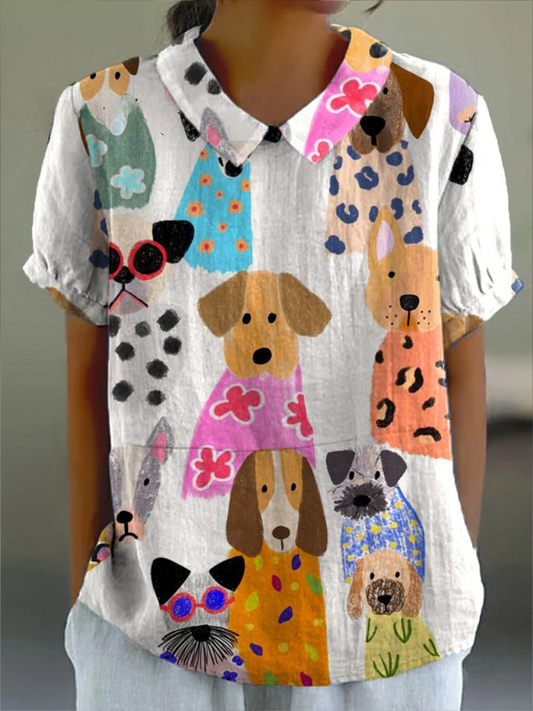 Dog Print Shirt
