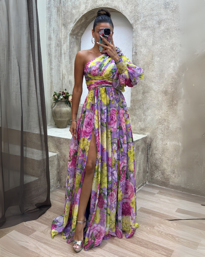 Vestido Dramático Florecer