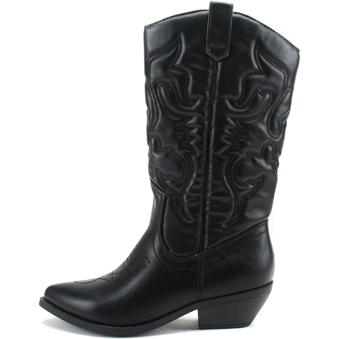 Women’s Classic Western Boots with Embroidery