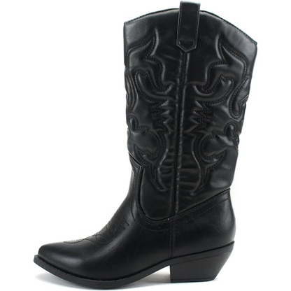 Women’s Classic Western Boots with Embroidery