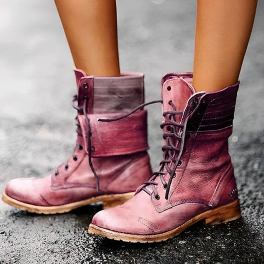 Women’s Lace-Up Combat Boots