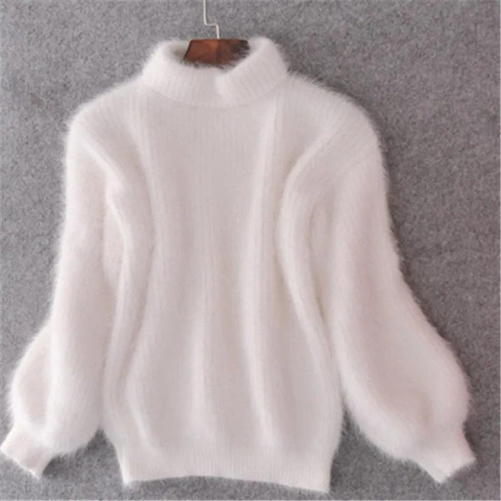Women’s Trendy Warm High Neck Knit Sweater