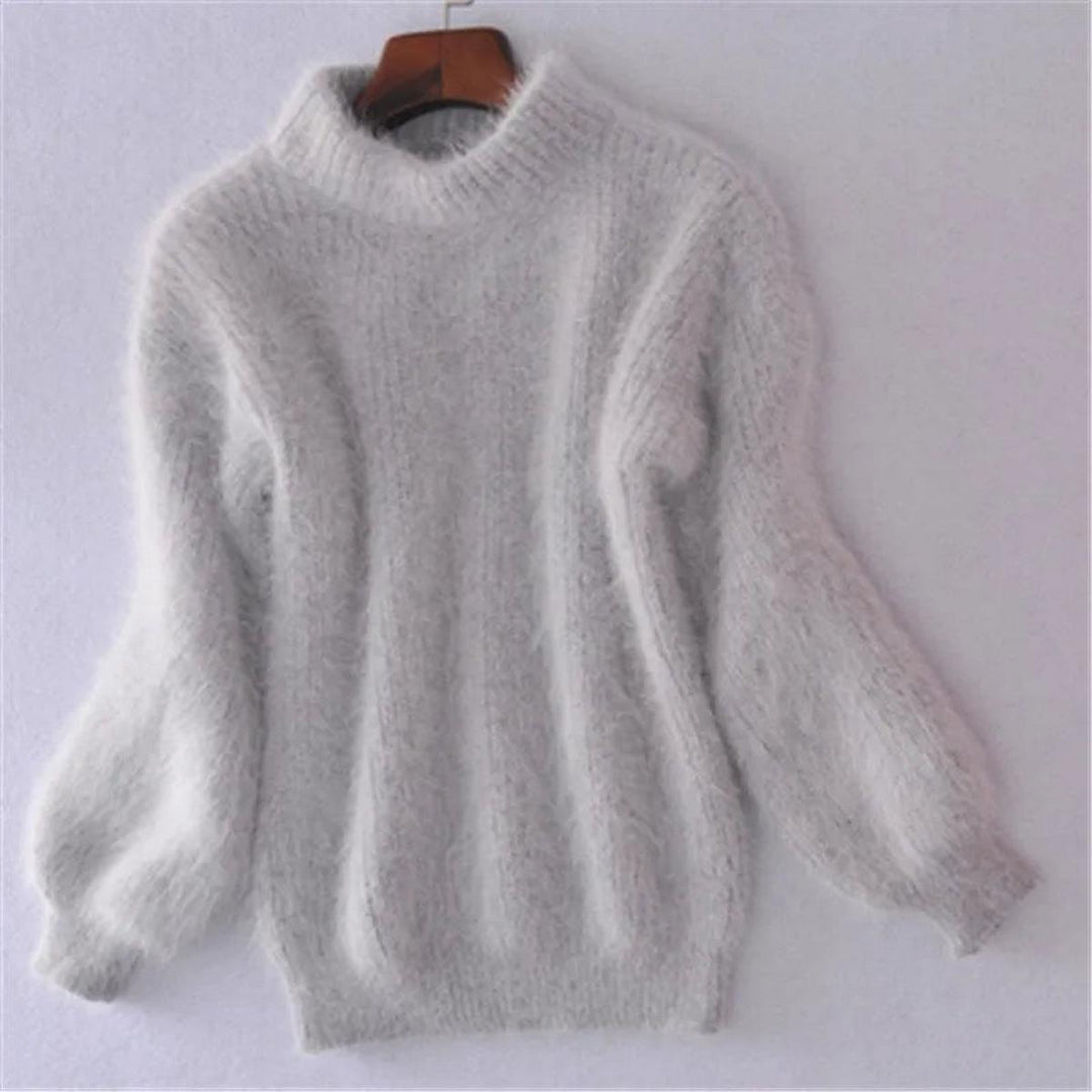 Women’s Trendy Warm High Neck Knit Sweater