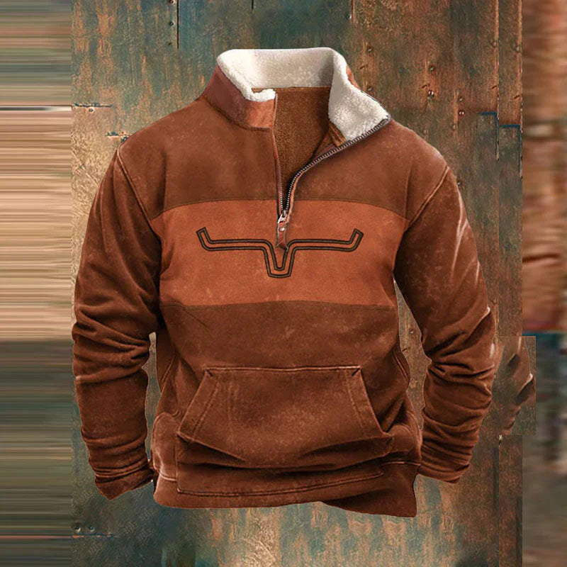 Vintage Comfy Pullover Zip