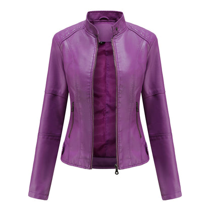 Women’s Elegant Slim-fit Biker Jacket