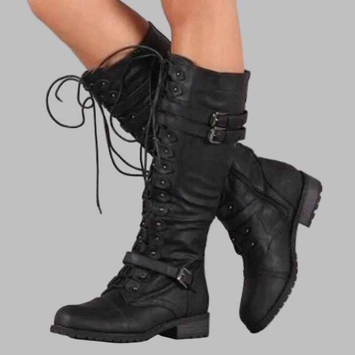 Women’s Winter Lace-Up Combat Boots