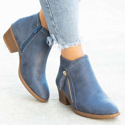 Women’s Zip-Up Ankle Boots