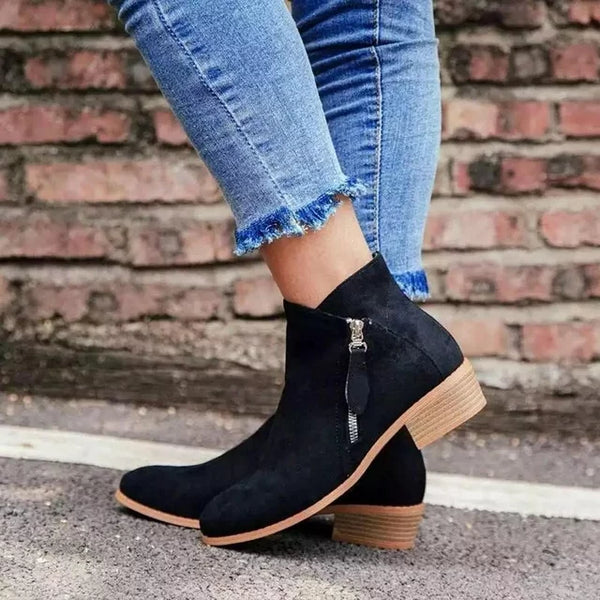 Women’s Zip-Up Ankle Boots
