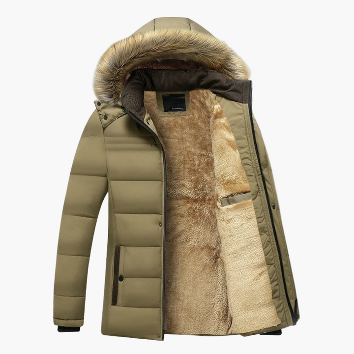 Men’s Fur Lining Heavy-Duty Winter Jackets