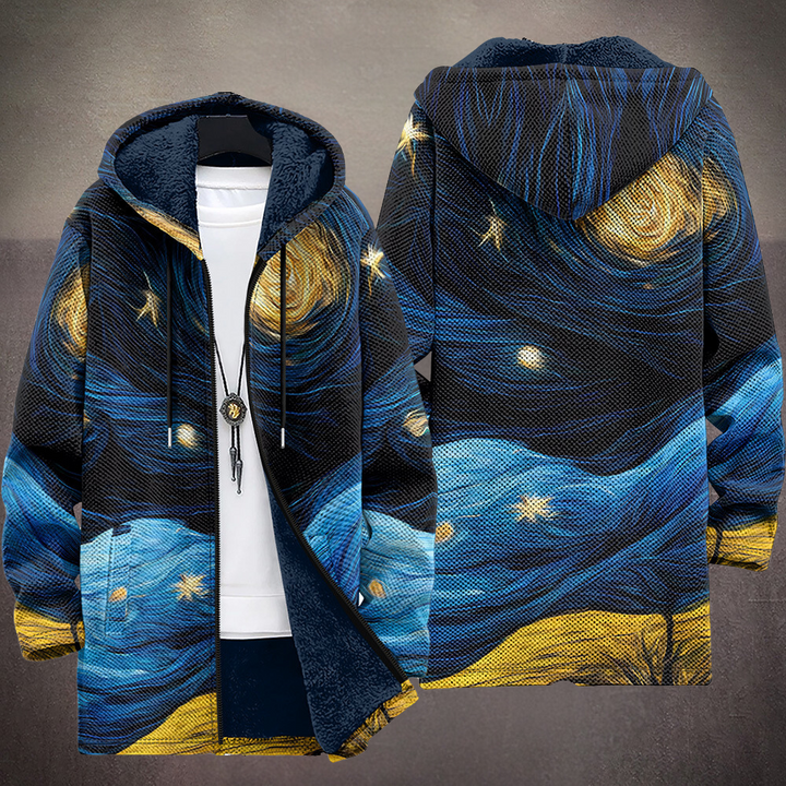 Chaqueta colorida artística de capas