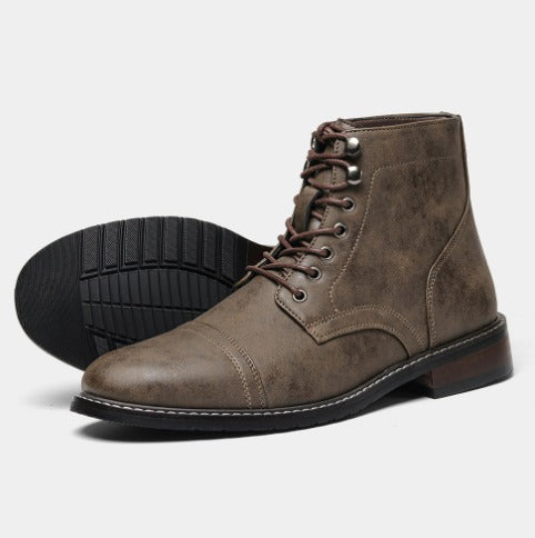 Vintage-Inspired Derby Boots
