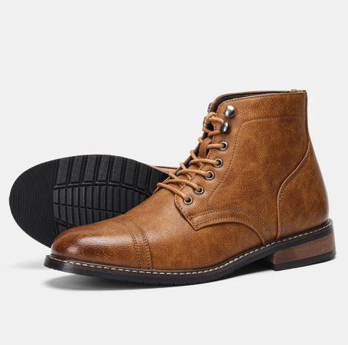 Vintage-Inspired Derby Boots