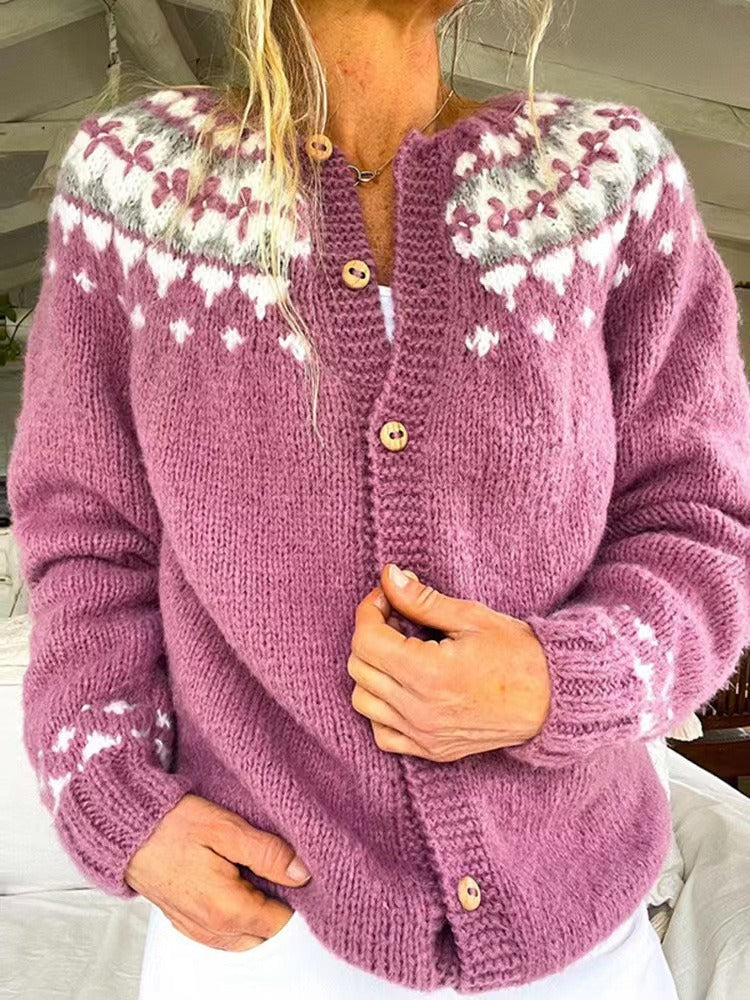Cozy Icelandic Pattern Sweater