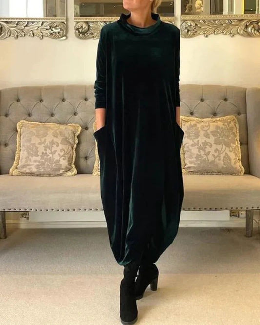 Relaxed Velvet Dress