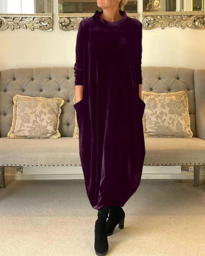 Relaxed Velvet Dress