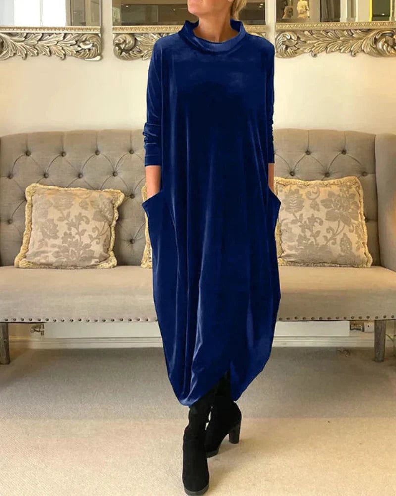 Relaxed Velvet Dress
