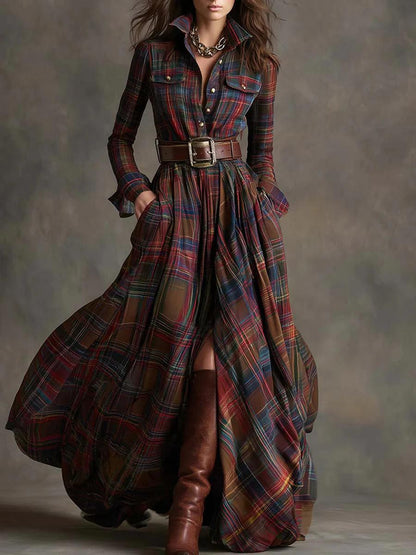 Belted Shirt Dress