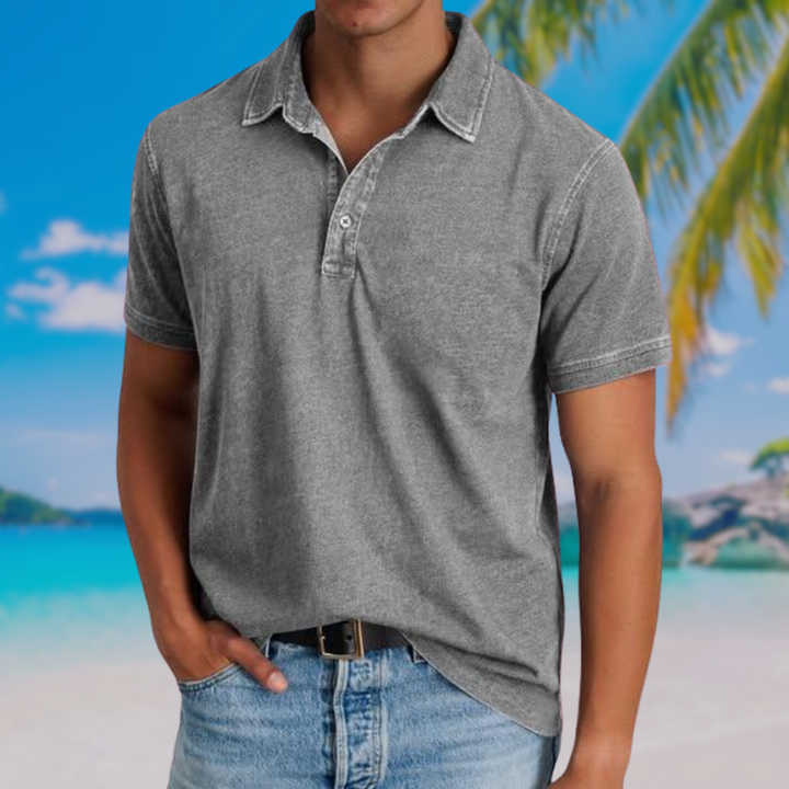 Polo vintage de corte holgado