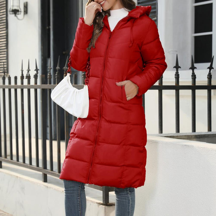 Women’s Quilted Zipper Front Winter Coat